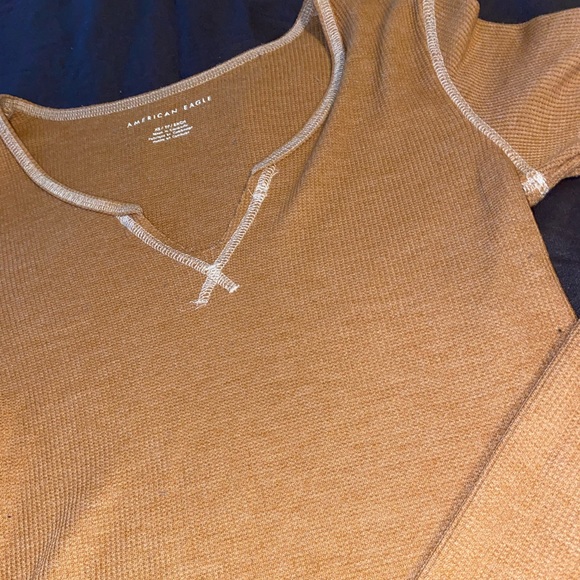 American Eagle xs ruffled long sleeve - Picture 3 of 8